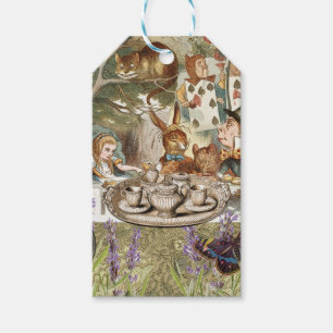 Alice im Wunderland Tea Party Gäste Geschenkanhänger