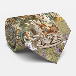 Alice im Wunderland Tea Party Gäste Krawatte