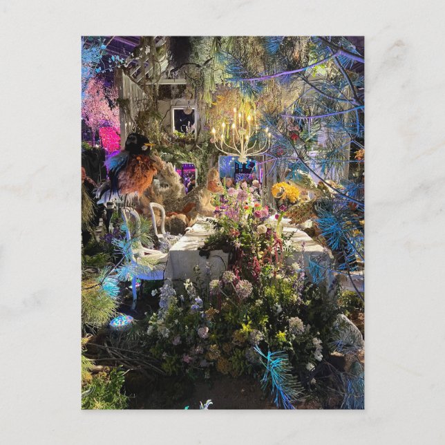 Alice im Wunderland Tea Party Postkarte (Vorderseite)