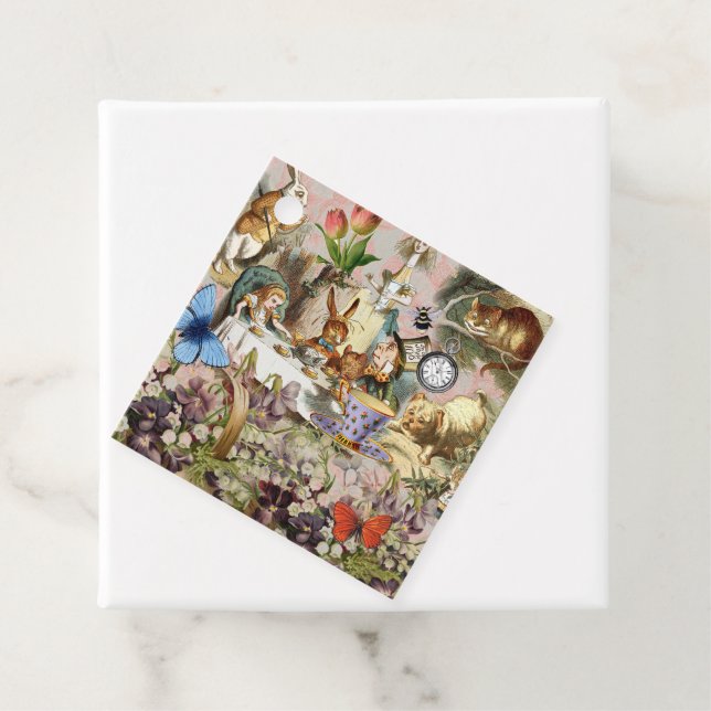 Alice im Wunderland Tee Party Geschenkanhänger (Beispiel)