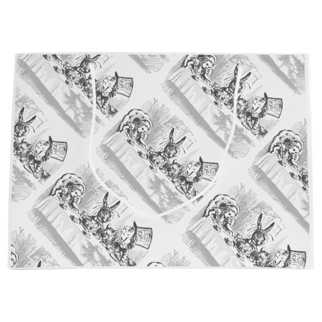 Alice im Wunderland Tee Party Geschenktasche Große Geschenktüte (Vorderseite)