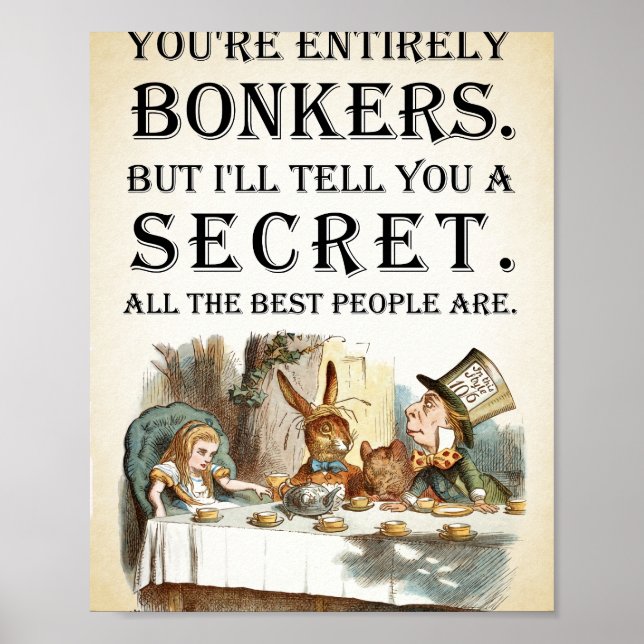 Alice im Wunderland - Tee-Party - JUGEND B Poster (Vorne)