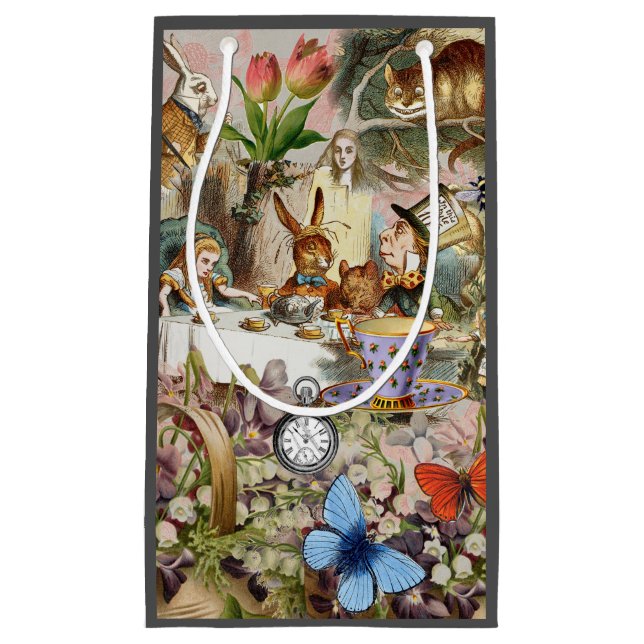 Alice im Wunderland Tee Party Kleine Geschenktüte (Vorderseite)