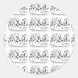 Alice im Wunderland Tee Party Stickers