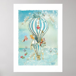 Alice im Wunderland Tee um vier Uhr Poster