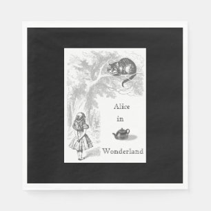 Alice im Wunderland Themed Party Paper Napkins Serviette