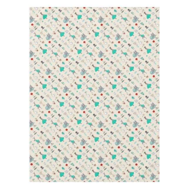 Alice im Wunderland Tischdecke (Vorderseite)