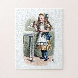 Alice im Wunderland trinken mich Puzzle