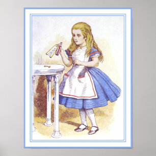 Alice im Wunderland - trinken Poster