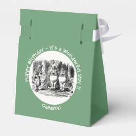 Alice im Wunderland Tweedledum & Tweedledeh Party Geschenkschachtel