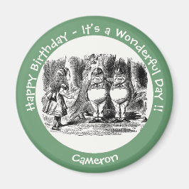 Alice im Wunderland Tweedledum & Tweedledeh Party Magnet