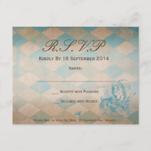 Alice im Wunderland - UAWG RSVP Karte
