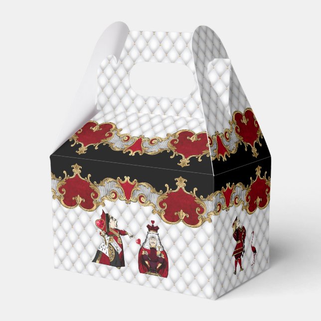 Alice im Wunderland über Krimson und White Geschenkschachtel (Vorderseite)