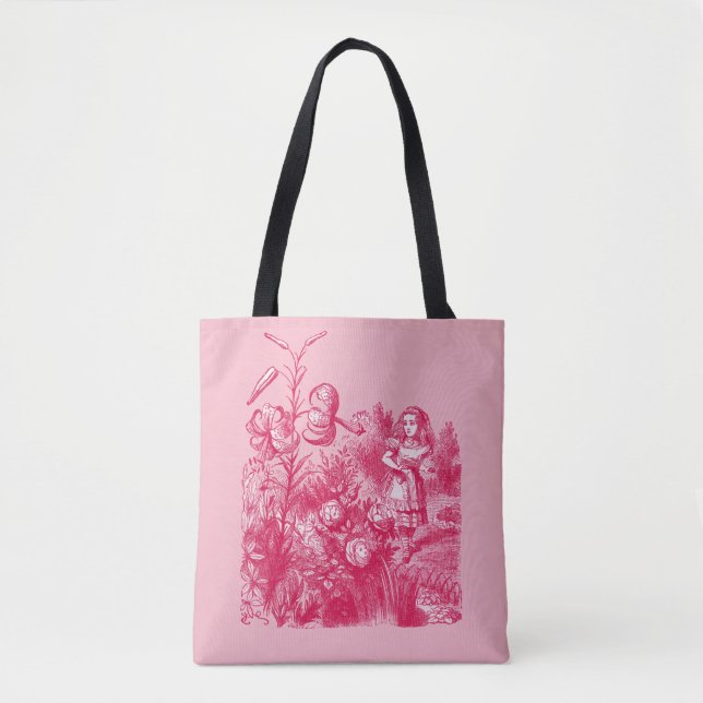 Alice im Wunderland und Blume (Vorderseite)
