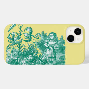 Alice im Wunderland und Blume Case-Mate iPhone 14 Hülle