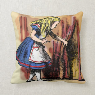 Alice im Wunderland und das kleine Tür-Kissen Kissen