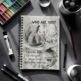 Alice im Wunderland und die Catterpillar Notizbuch