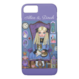 Alice im Wunderland und Dinah Cat Niedlich Märchen Case-Mate iPhone Hülle