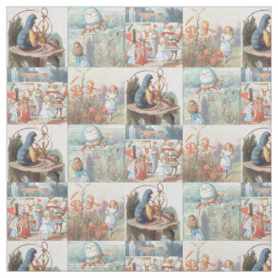 Alice im Wunderland und durch das Blickfeld Stoff