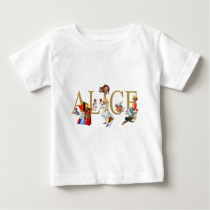 ALICE IM WUNDERLAND UND FREUEN BABY T-SHIRT