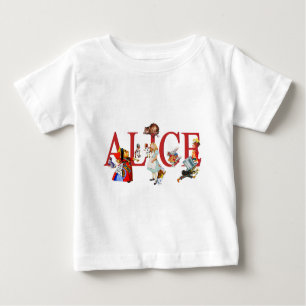 ALICE IM WUNDERLAND UND FREUEN BABY T-SHIRT