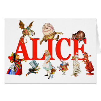 Alice im Wunderland und Freunde.