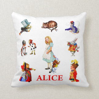 Alice im Wunderland und Freunde Kissen