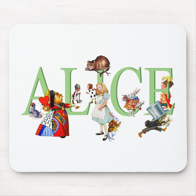 ALICE IM WUNDERLAND UND FREUNDE MOUSEPAD (Vorne)