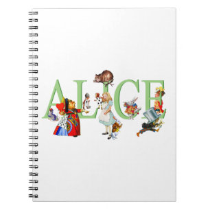 Alice im Wunderland und Freunde Notizblock