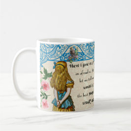 Alice im Wunderland-Vintage Alice-Zitat-Tasse Tasse