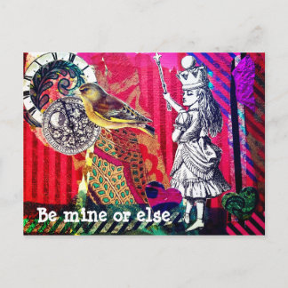 Alice im Wunderland Vintage Postkarte