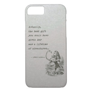Alice im Wunderland W/Flamingo Adventure Quote Case-Mate iPhone Hülle