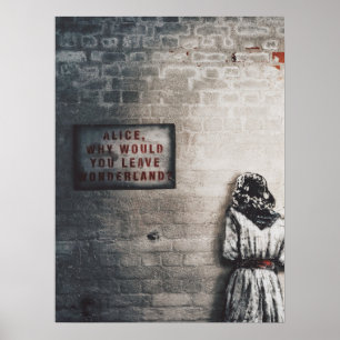 ALICE IM WUNDERLAND & "WARUM WÜRDEST DU VERLASSEN" POSTER