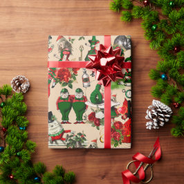 Alice im Wunderland Weihnachtswrapping Paper Geschenkpapier