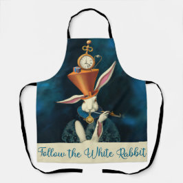 Alice im Wunderland Weiße Kaninchen Schürze