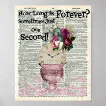 Alice im Wunderland Weiße Kaninchen Wörterbuchkuns