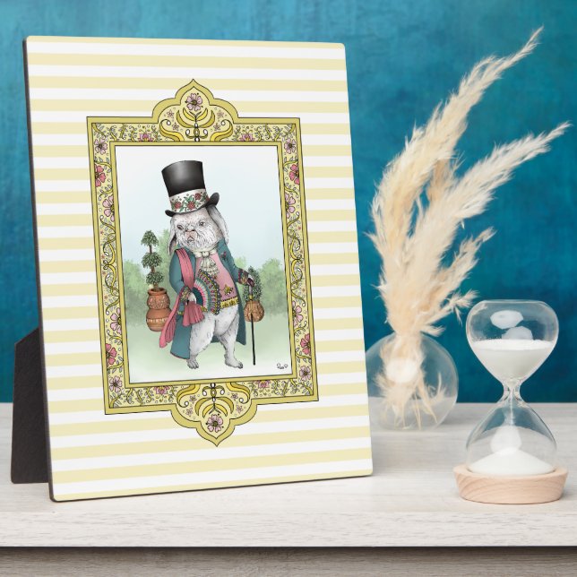 Alice im Wunderland Weiße Kaninchenkleidung Fotoplatte (Seite)