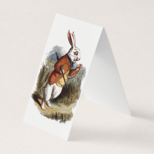 Alice im Wunderland Weißer Hase Personalisierte Ka