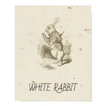 Alice im Wunderland - WEISSER HASE