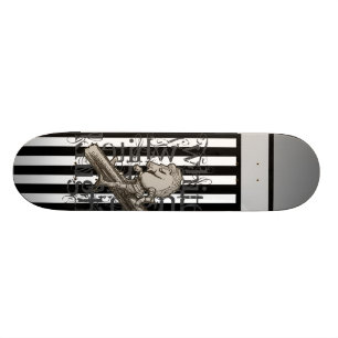 Alice im Wunderland Weißer Ritter Grunge Skateboard