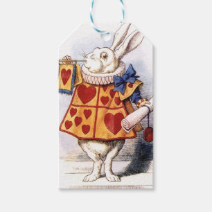 Alice im Wunderland Weißes Kaninchen Geschenkanhänger