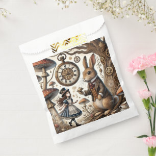 Alice im Wunderland weißes Kaninchen Geschenktütchen