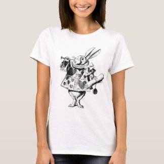 Alice im Wunderland - weißes Kaninchen T-Shirt