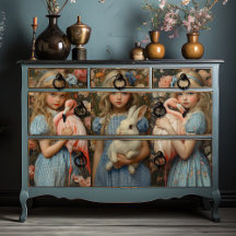 Alice im Wunderland White Rabbit Flamingo