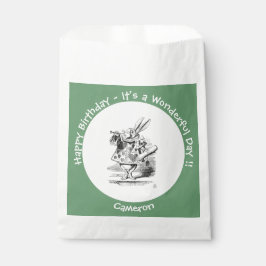 Alice im Wunderland White Rabbit Herald Birthday Geschenktütchen