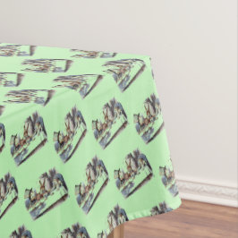 Alice im Wunderland White Rabbit Kaninchen Pastell Tischdecke