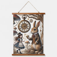 Alice im Wunderland White Rabbit Tee Art
