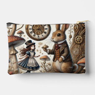 Alice im Wunderland White Rabbit Tee Art Zubehörtasche