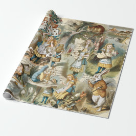 Alice im Wunderland Wrapping Paper Geschenkpapier