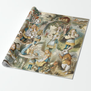 Alice im Wunderland Wrapping Paper Geschenkpapier